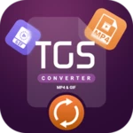 tgs converter: mp4 & gif android application logo